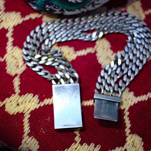 Gucci Ghost Silver Bracelet Size 19 - Picture 4 of 8